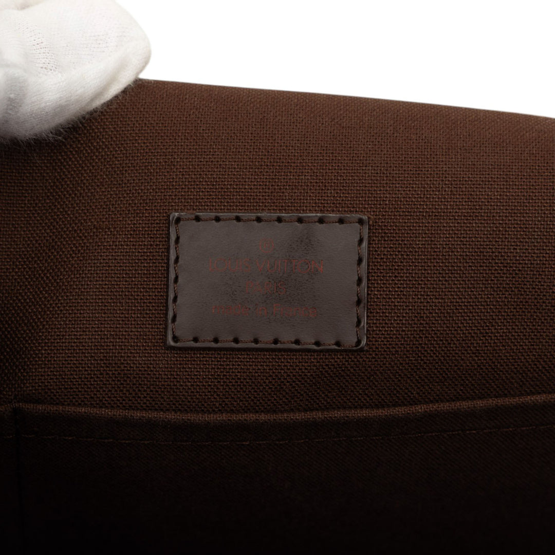 Louis Vuitton Melville Reporter Damier Ébène Marron – vue 5 – GABY PARIS