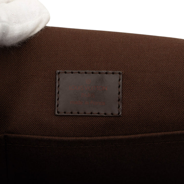 Louis Vuitton Melville Reporter Damier Ébène Marron – vue 5 – GABY PARIS