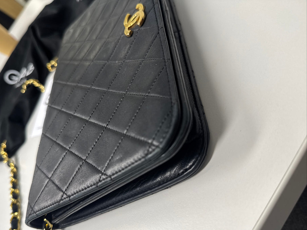 Chanel CC Vintage Cuir d’agneau Simple rabat