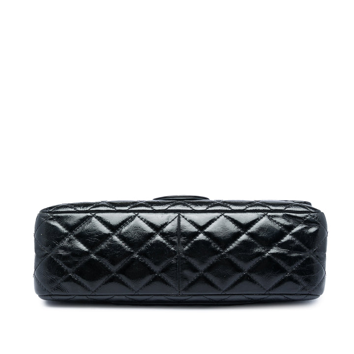 Chanel Matelassé froissé Cuir verni Reissue 2.55 Double rabat 227