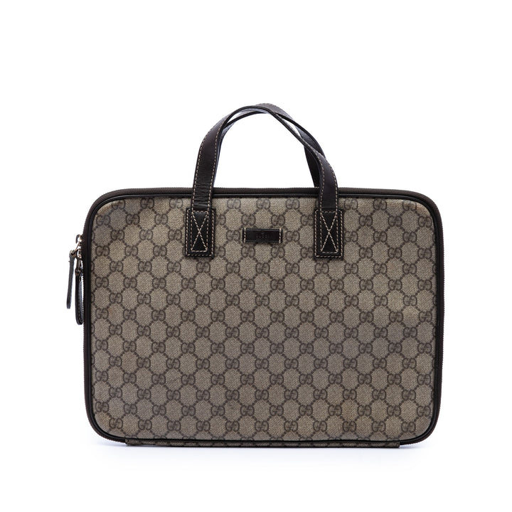 Laptop Sac GG Supreme Beige