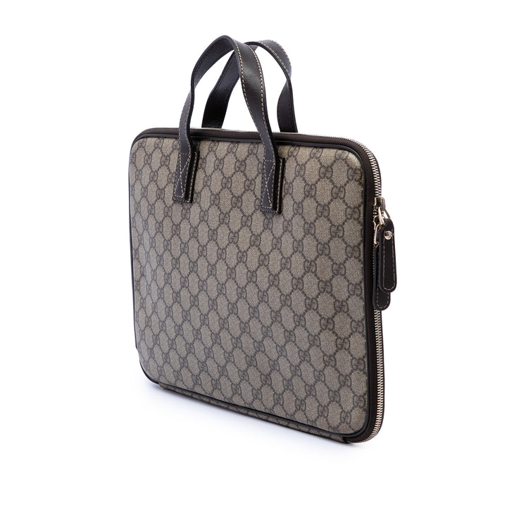 Laptop Sac GG Supreme Beige
