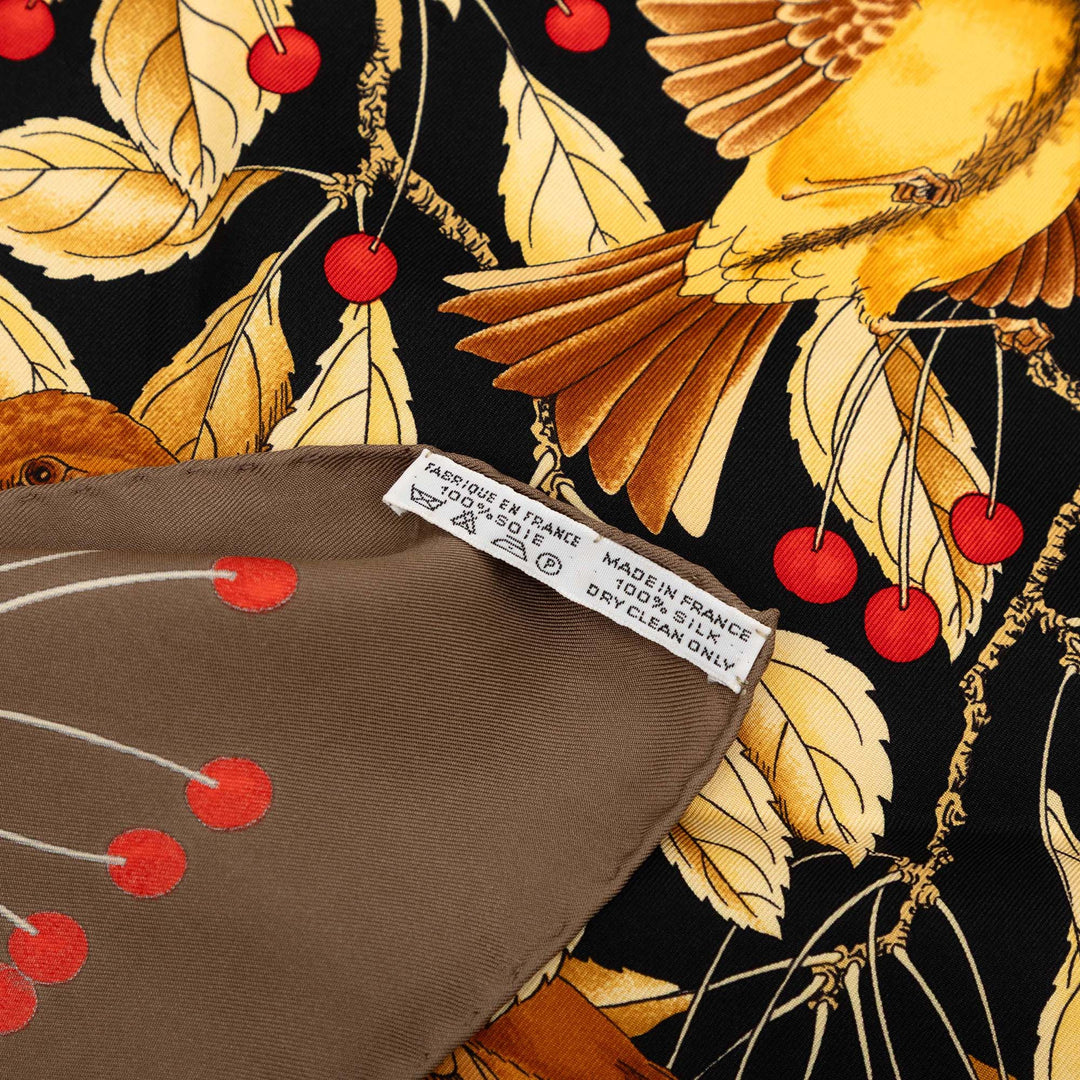 Hermès Les Merises Soie Foulard 90