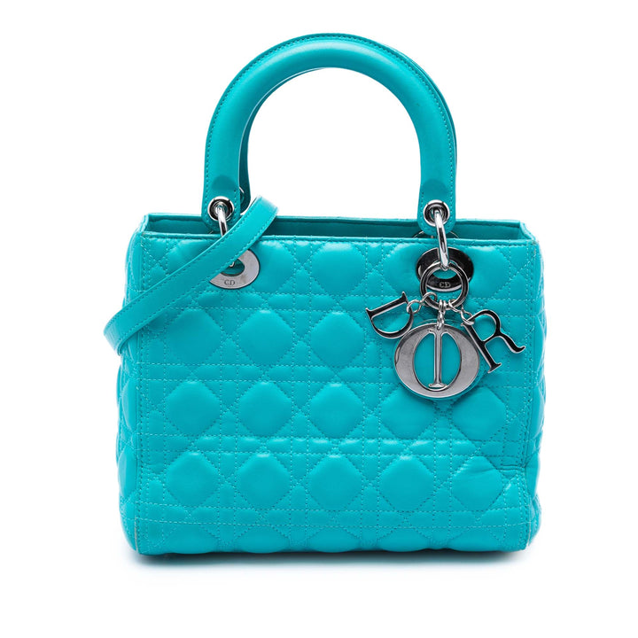 Dior Medium Cuir d’agneau Cannage Lady Dior