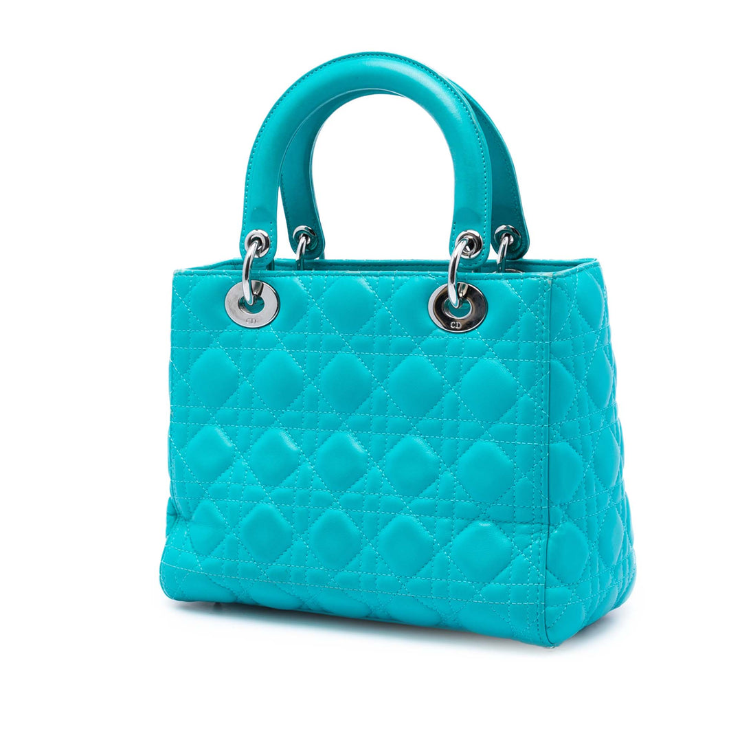 Dior Medium Cuir d’agneau Cannage Lady Dior