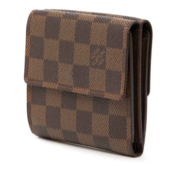 Louis Vuitton Damier Ebene Portefeuille Elise Portefeuille