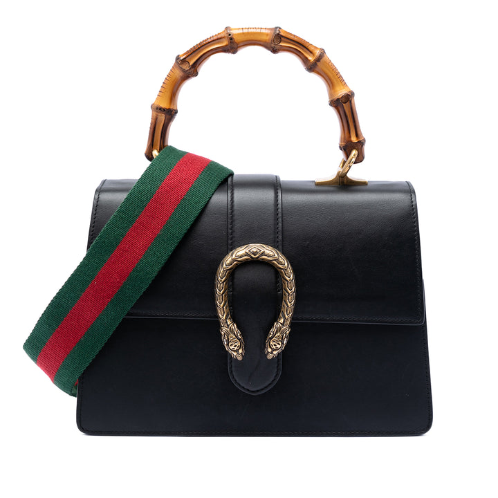 Gucci Medium Cuir de veau Bamboo Dionysus Web Sac