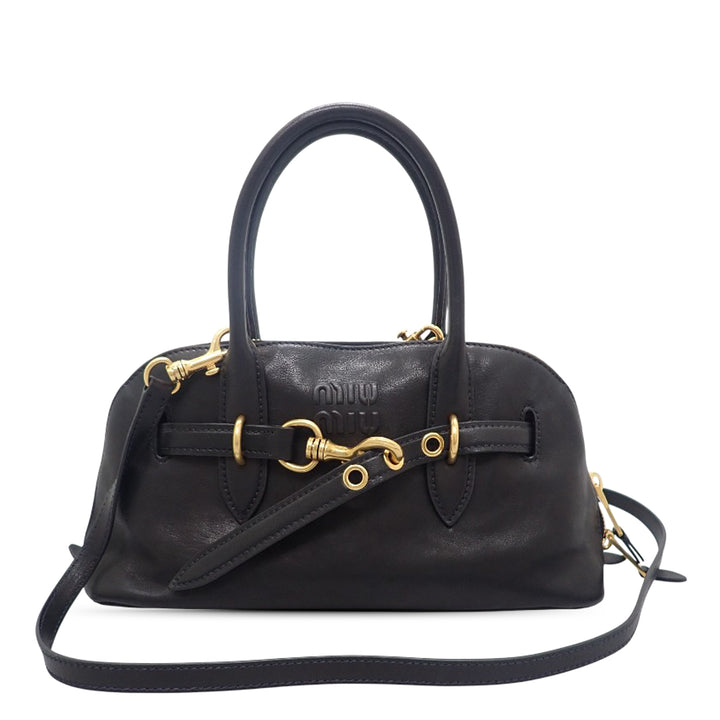 Miu Miu Aventure Sac Petit nappa Noir
