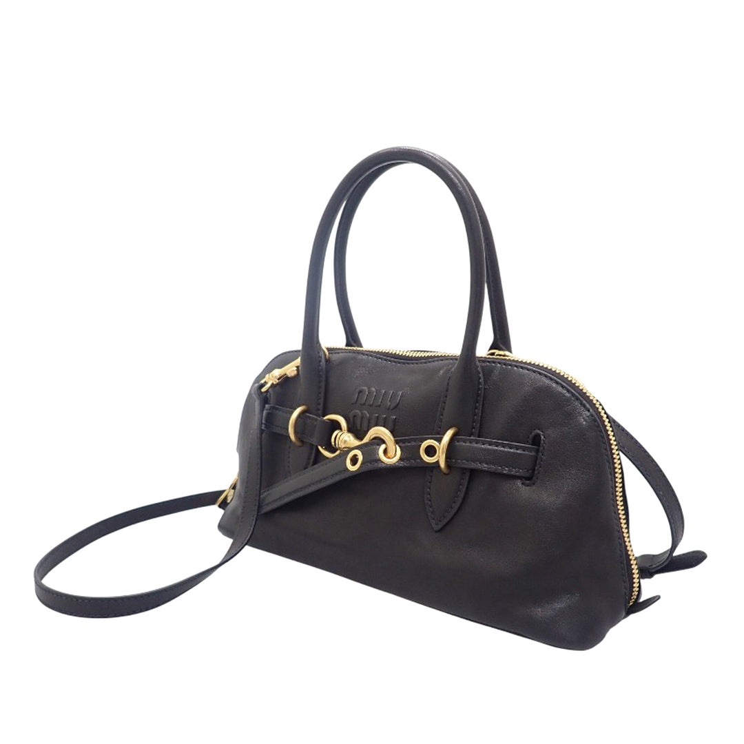 Miu Miu Aventure Sac Petit nappa Noir