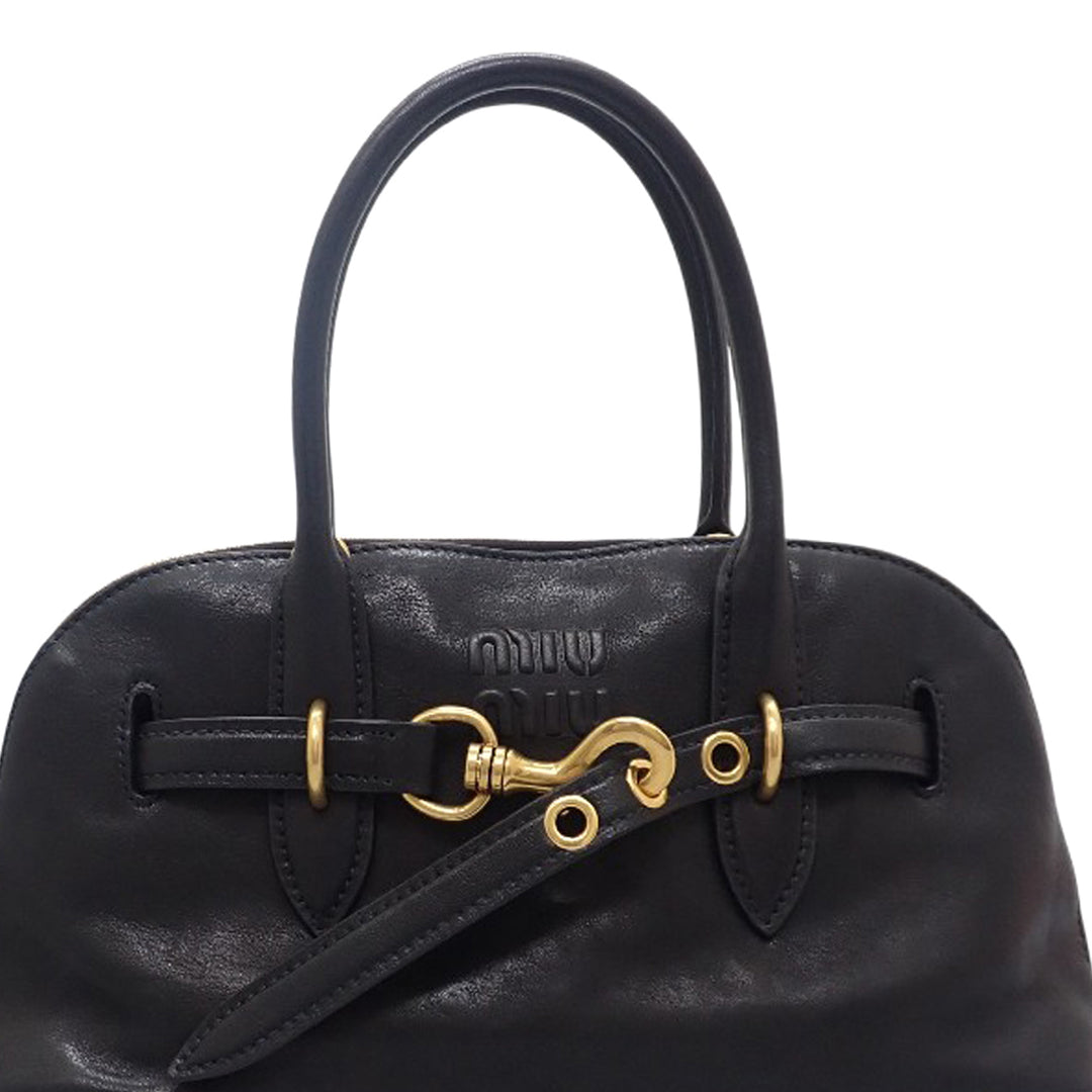 Miu Miu Aventure Sac Petit nappa Noir