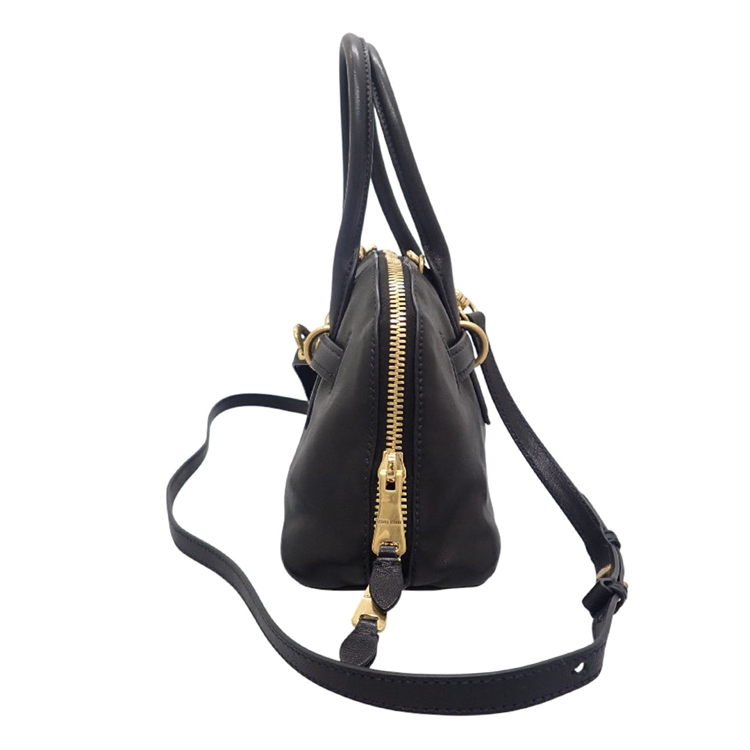 Miu Miu Aventure Sac Petit nappa Noir
