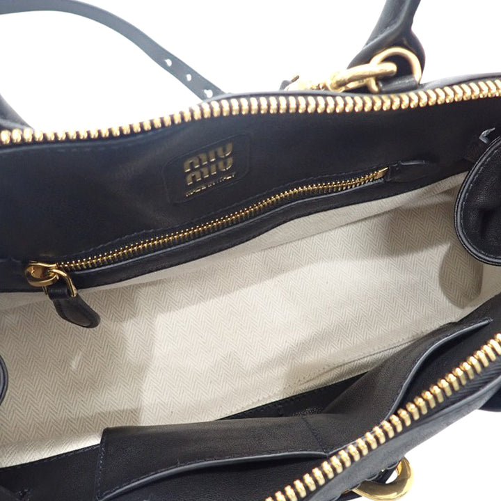 Miu Miu Aventure Sac Petit nappa Noir