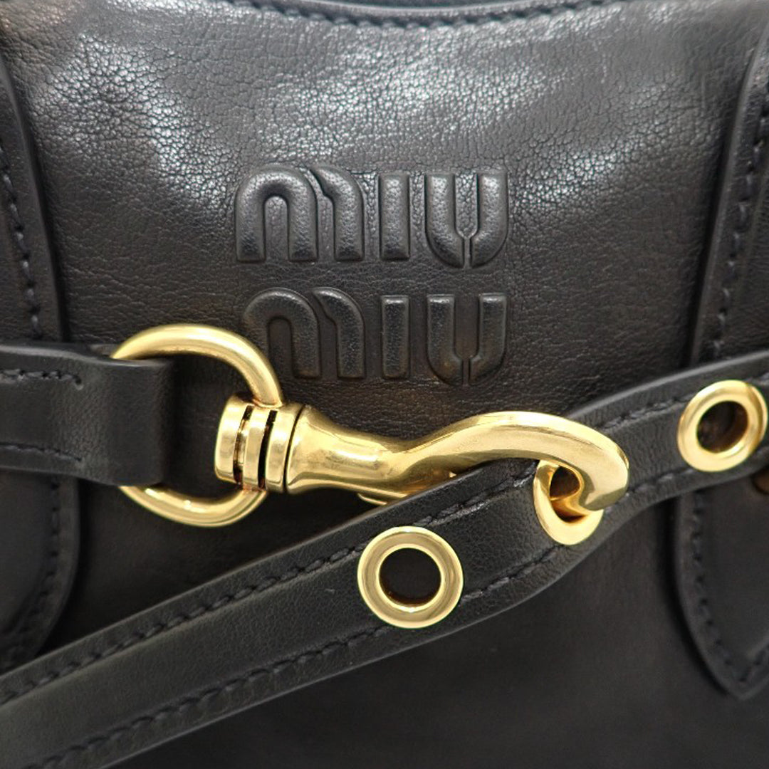 Miu Miu Aventure Sac Petit nappa Noir