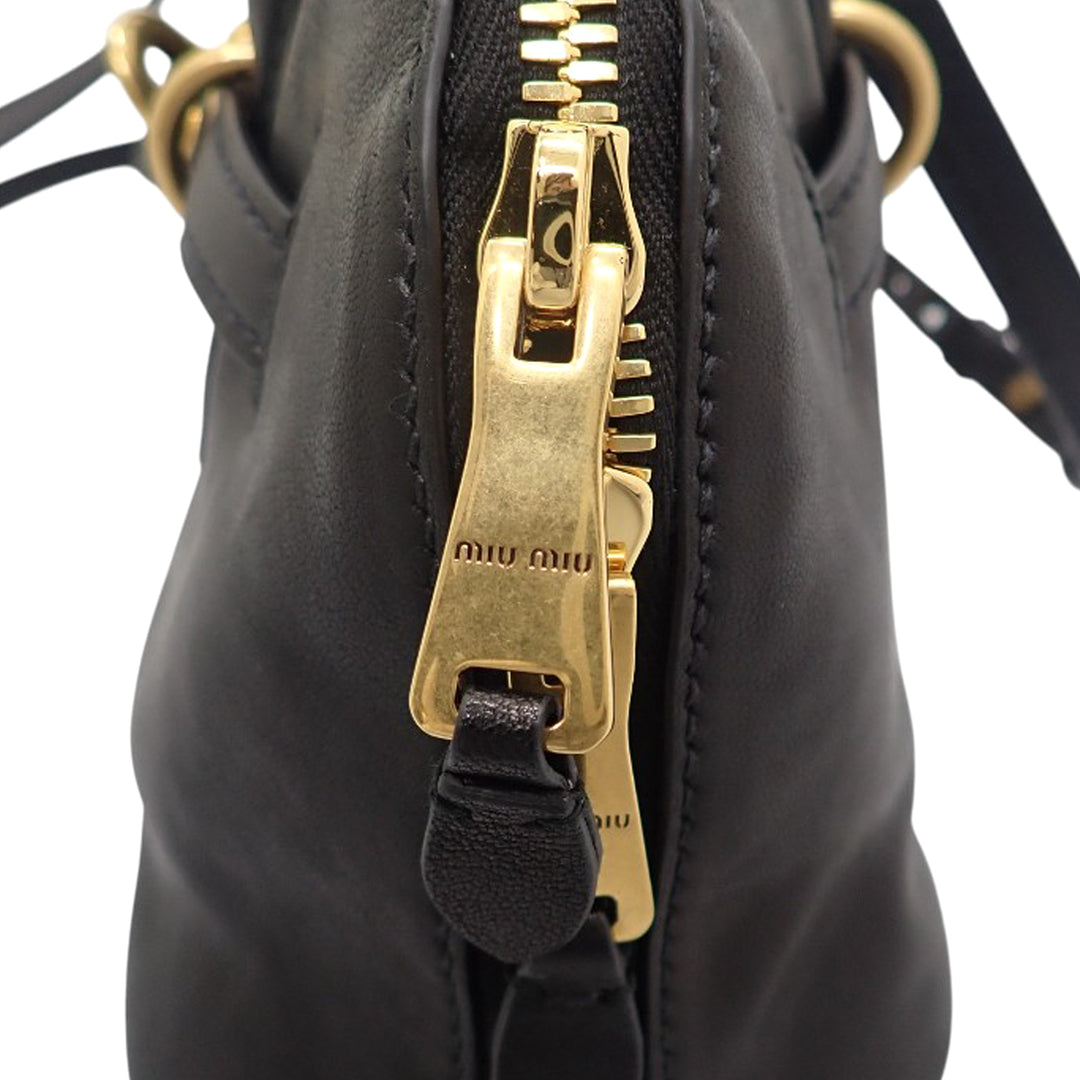 Miu Miu Aventure Sac Petit nappa Noir