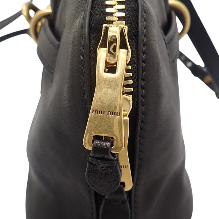 Miu Miu Aventure Sac Petit nappa Noir