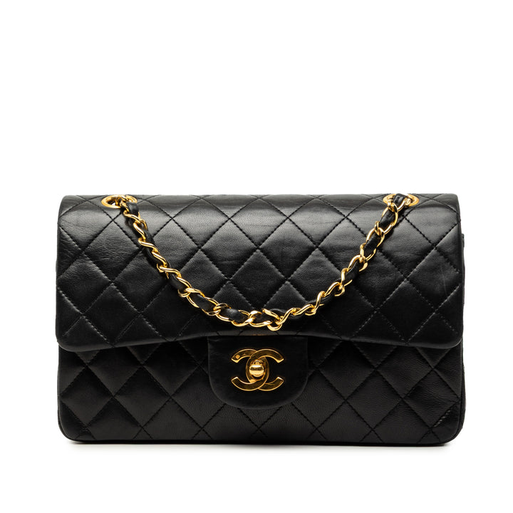 Chanel Small Classic Cuir d'agneau Double rabat