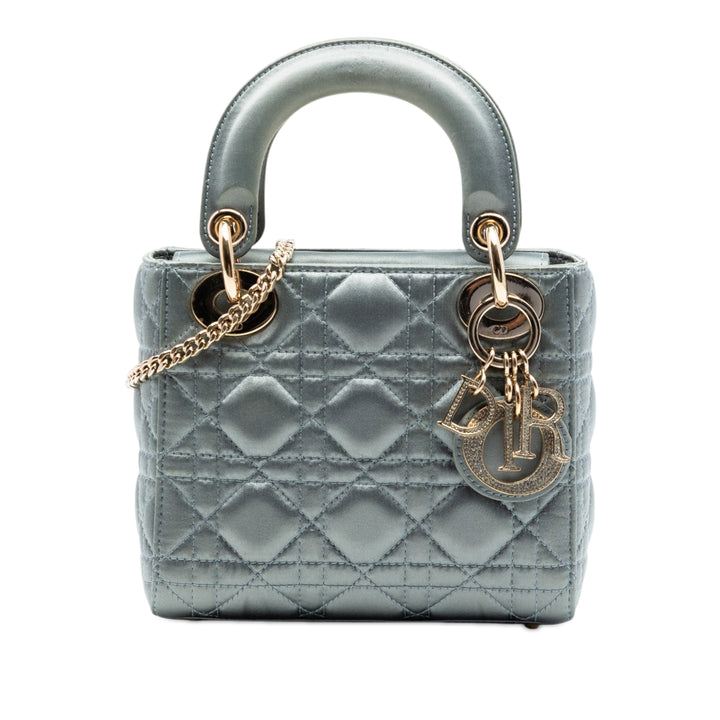 Dior Mini Satin Cannage Swarovski Cristal Lady Dior