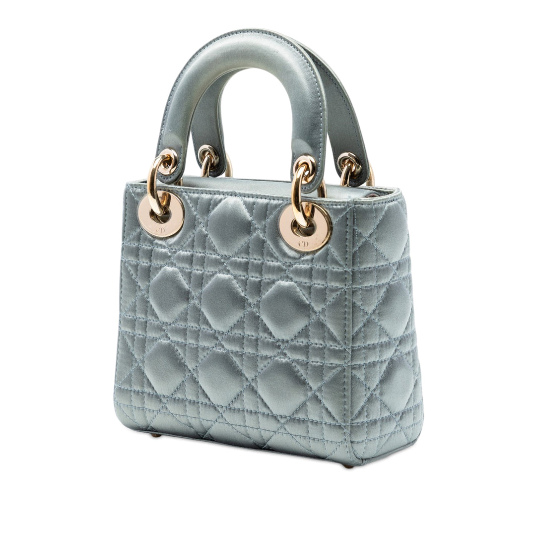 Dior Mini Satin Cannage Swarovski Cristal Lady Dior