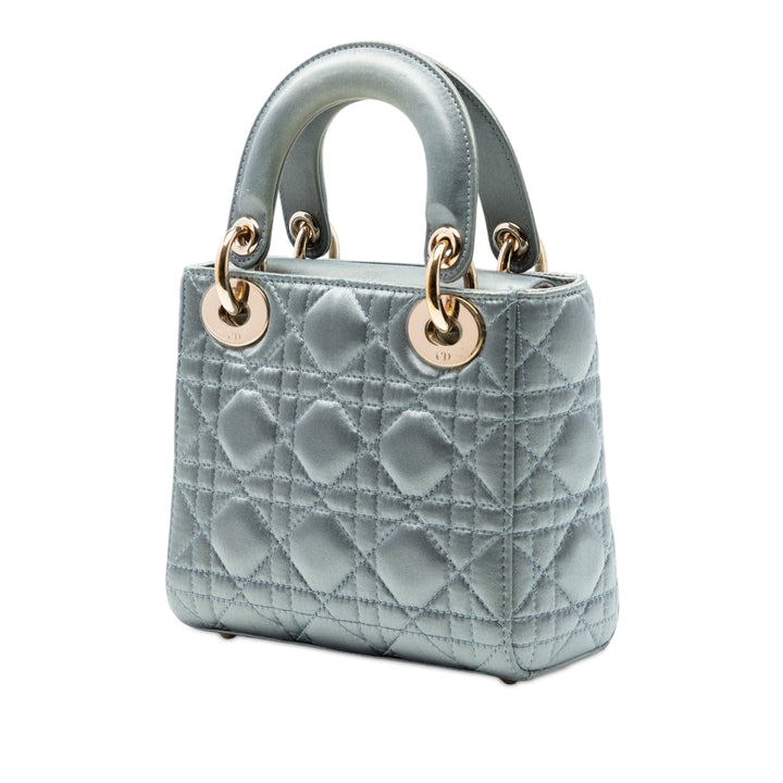 Dior Mini Satin Cannage Swarovski Cristal Lady Dior
