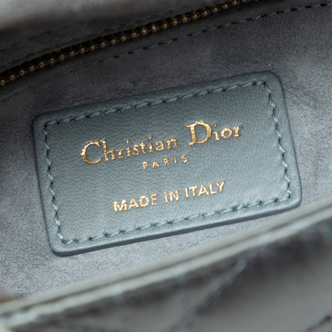 Dior Mini Satin Cannage Swarovski Cristal Lady Dior