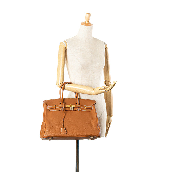 Togo Birkin Retourne 35 Brown - Gaby Paris