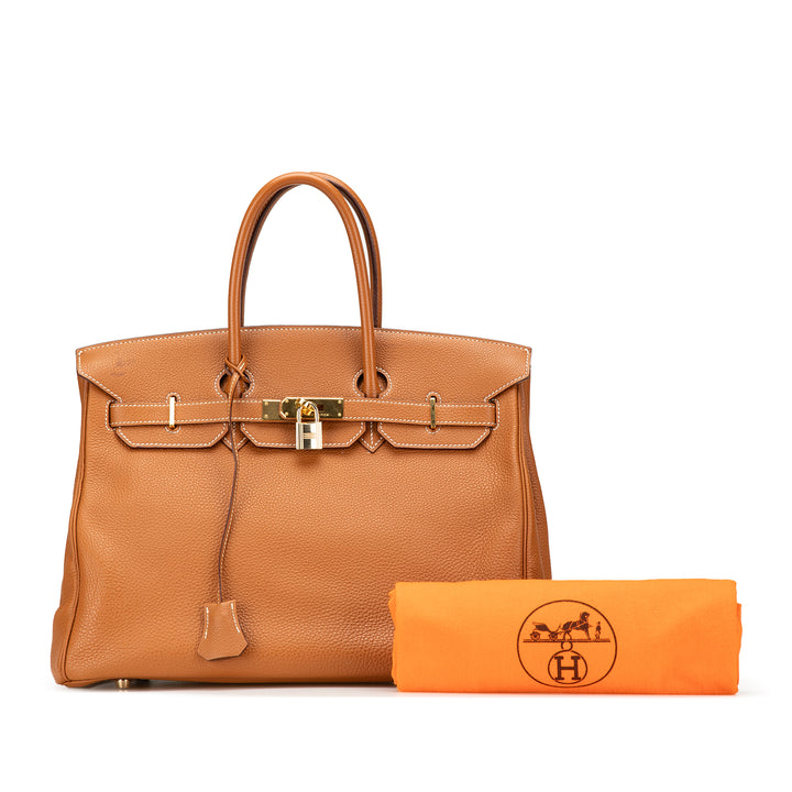 Togo Birkin Retourne 35 Brown - Gaby Paris