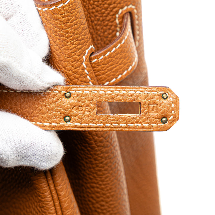 Togo Birkin Retourne 35 Brown - Gaby Paris