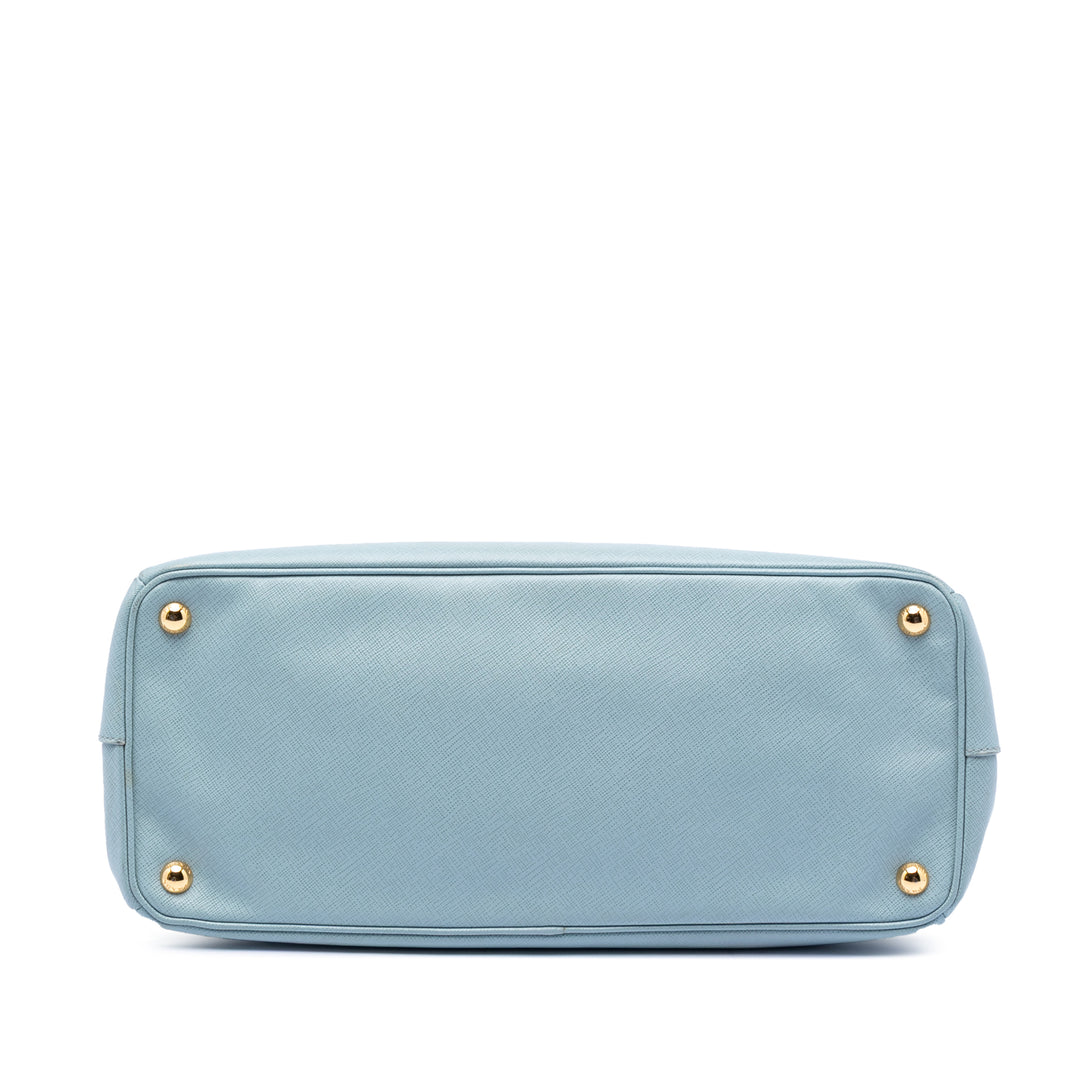 Prada Large Saffiano Lux Galleria Double Zip Sac