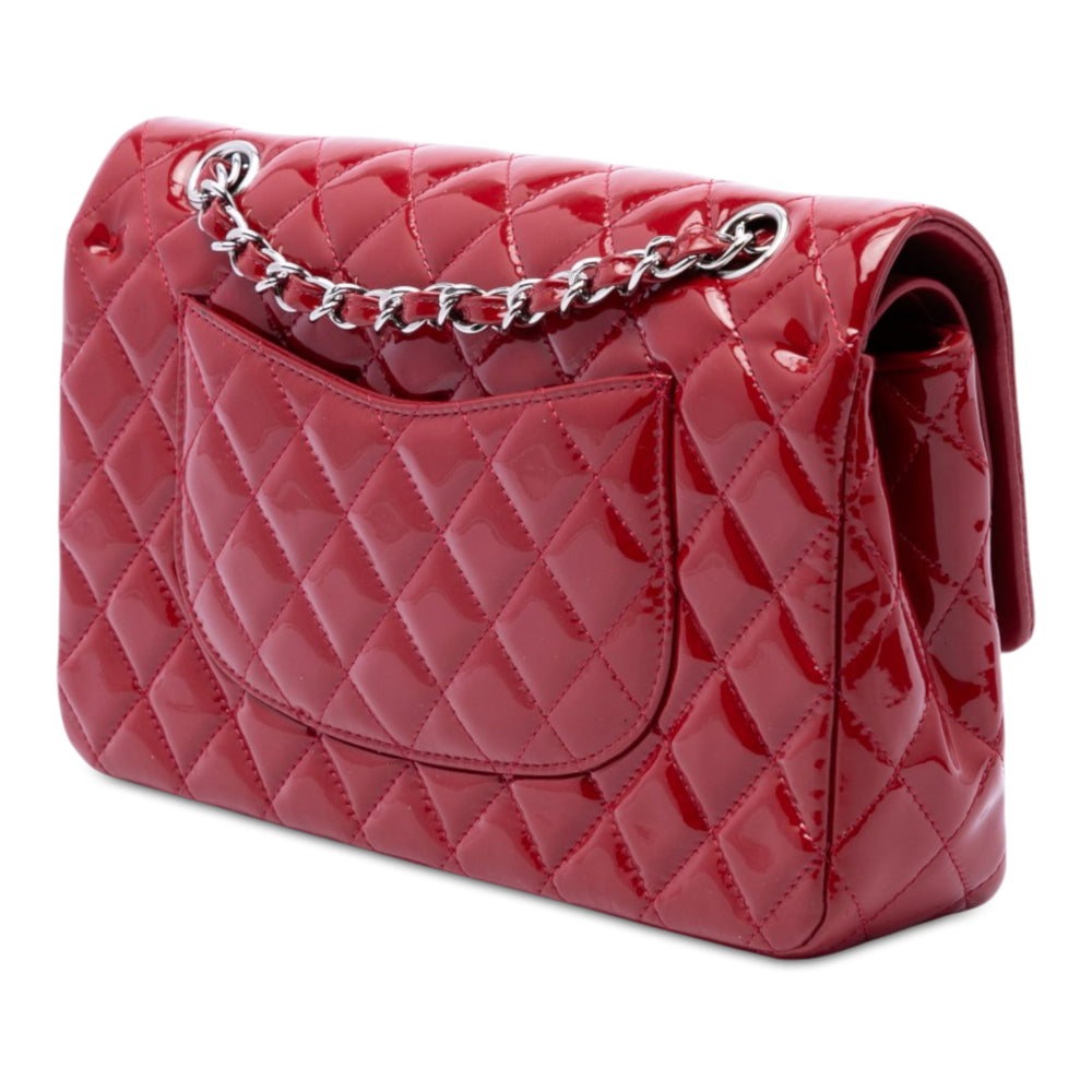 Chanel Sac porté épaule Classic Double rabat Moyen Rouge – vue 2 – GABY PARIS