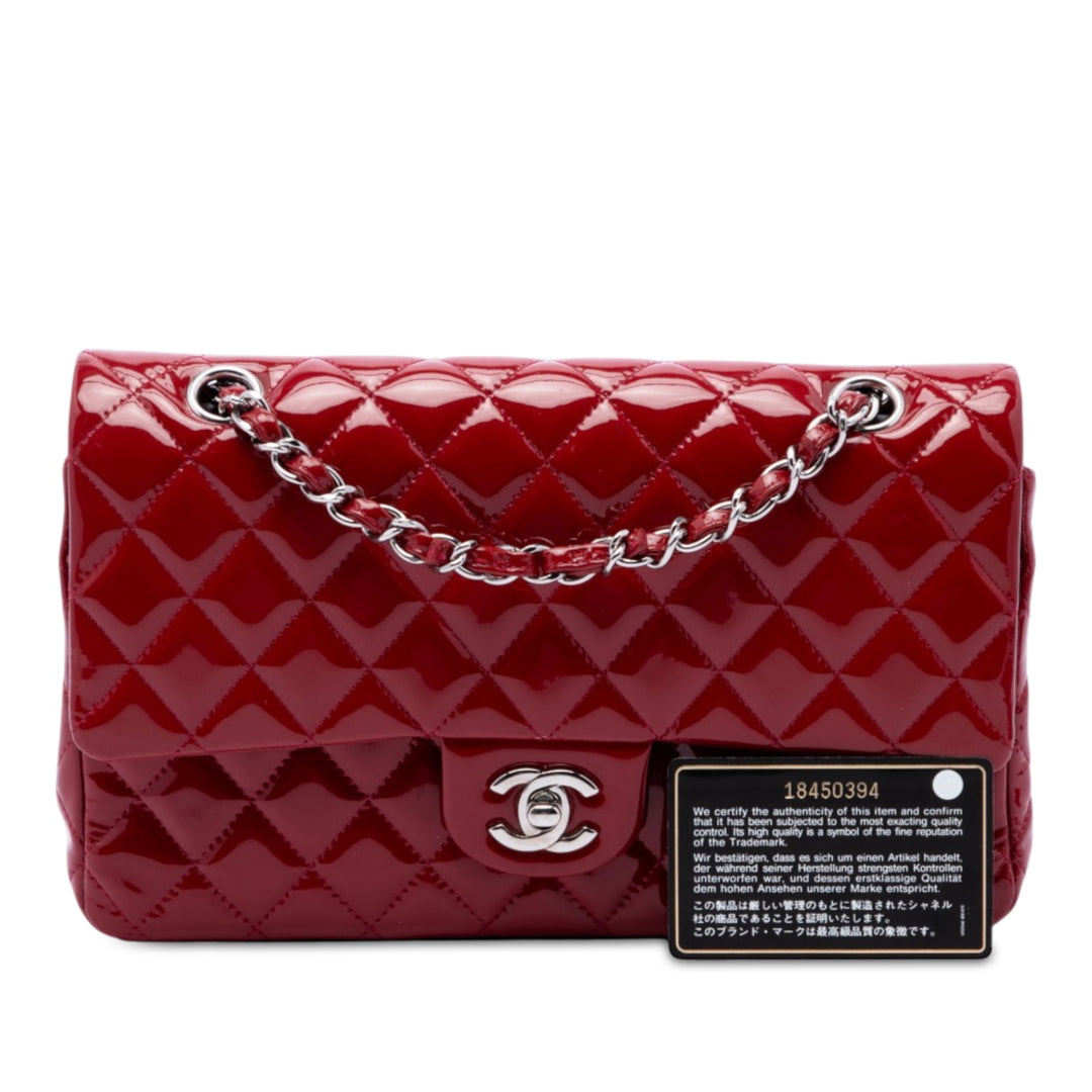 Chanel Sac porté épaule Classic Double rabat Moyen Rouge – vue 7 – GABY PARIS