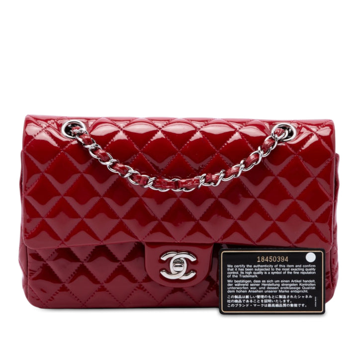 Chanel Sac porté épaule Classic Double rabat Moyen Rouge – vue 7 – GABY PARIS