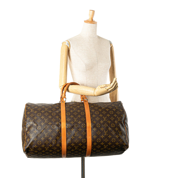 Monogram Keepall 55 Brown - Gaby Paris