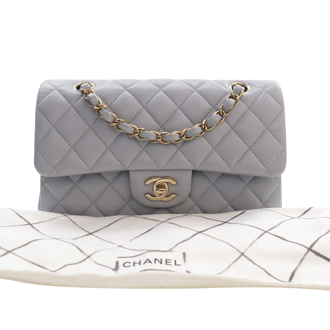 Chanel Small Classic Caviar Double rabat