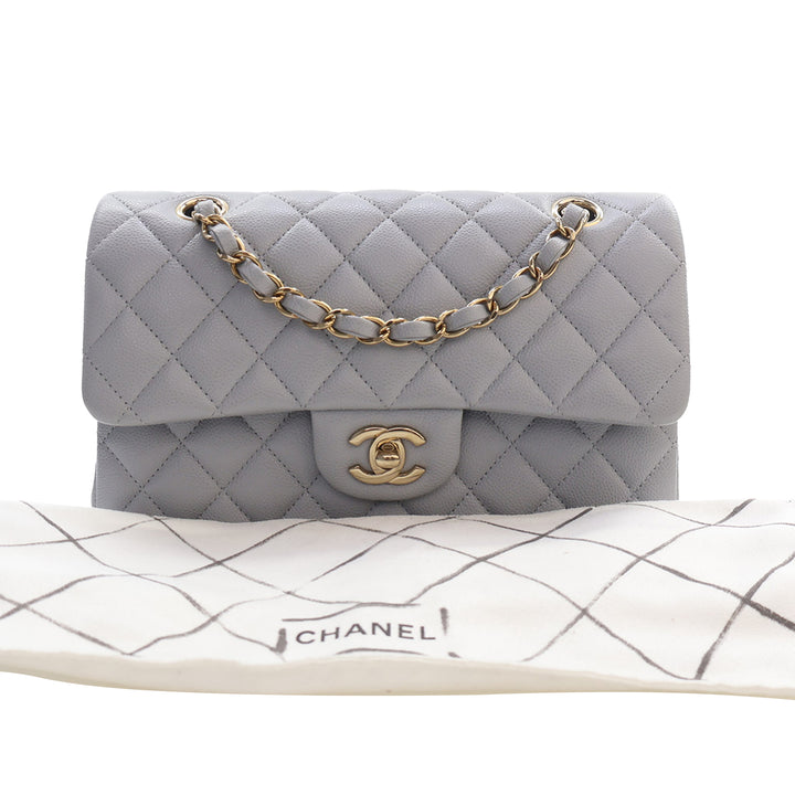 Chanel Small Classic Caviar Double rabat