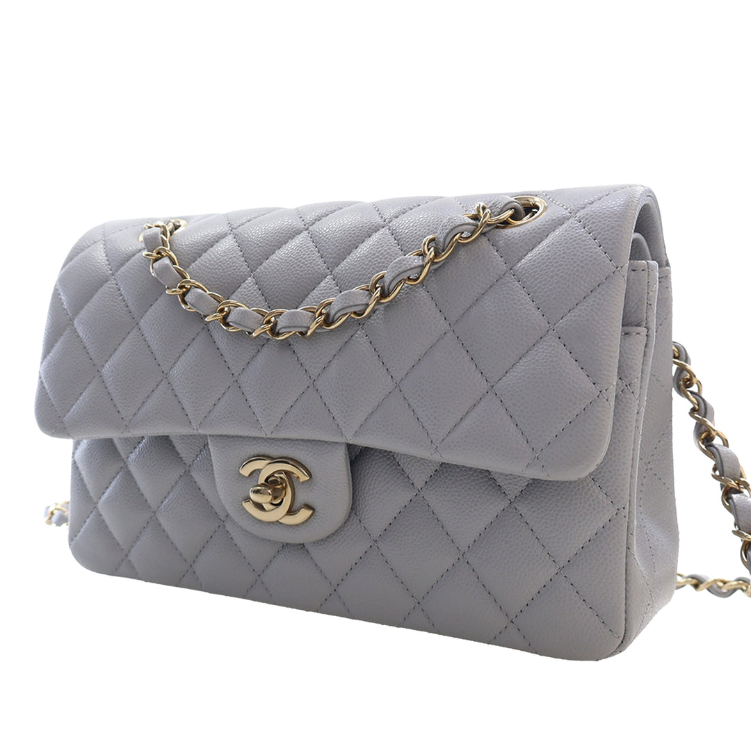 Chanel Small Classic Caviar Double rabat