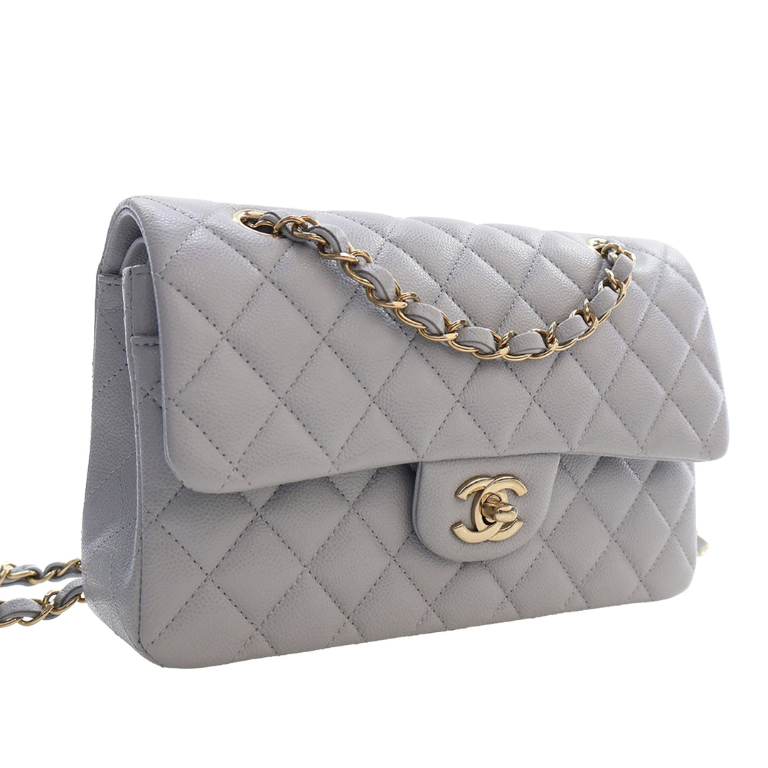 Chanel Small Classic Caviar Double rabat