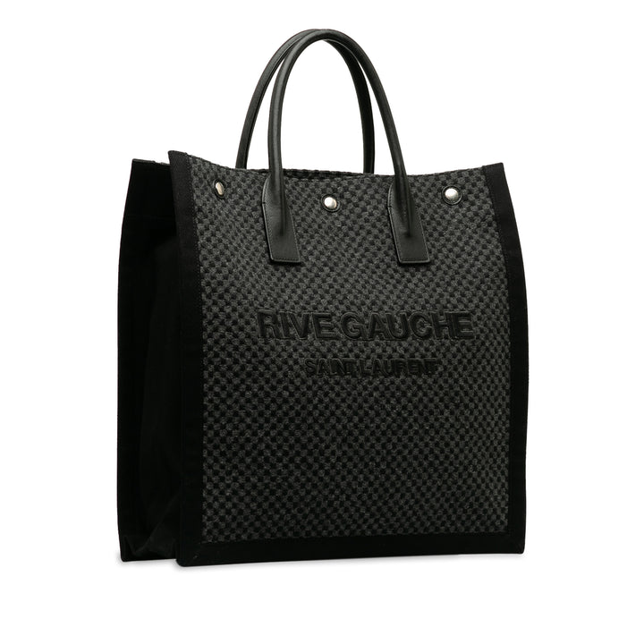 Rive Gauche North South Tote Black - Gaby Paris
