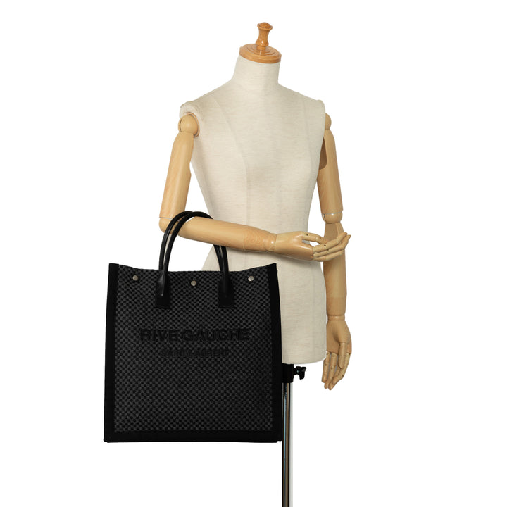 Rive Gauche North South Tote Black - Gaby Paris