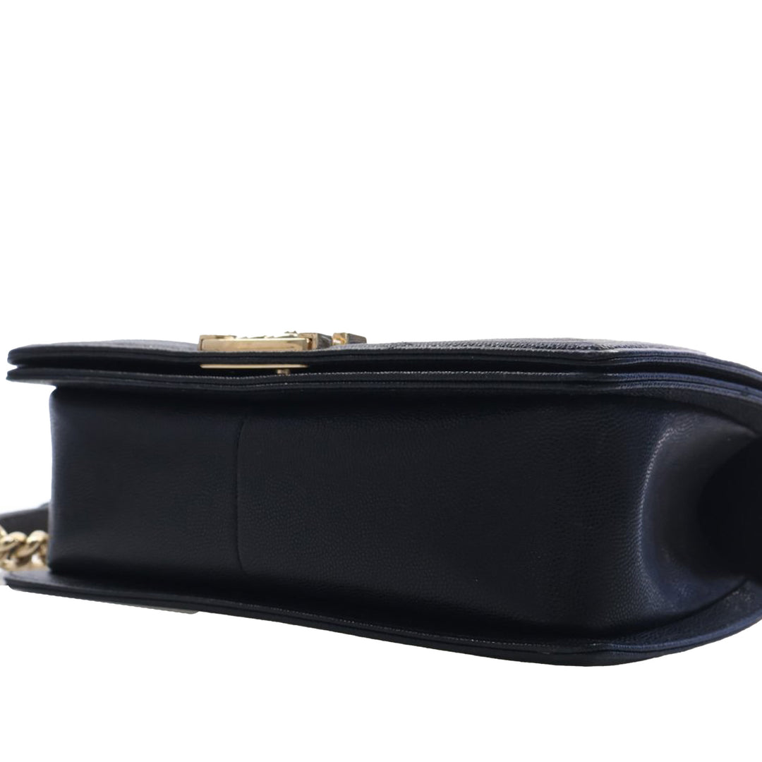 Chanel Old Medium Matelassé Caviar Boy à rabat