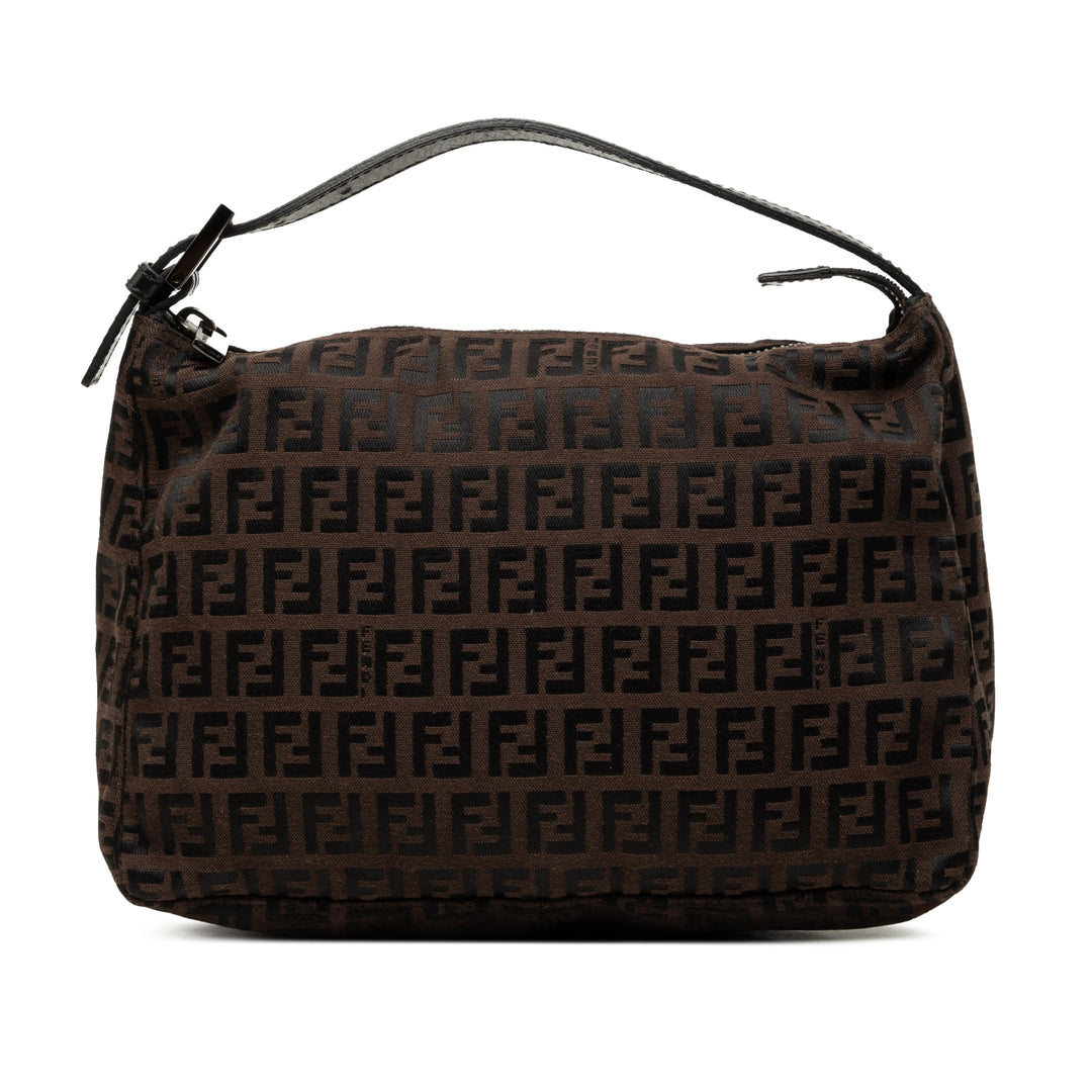 Fendi Sac à main Zucchino Marron – vue principale – GABY PARIS