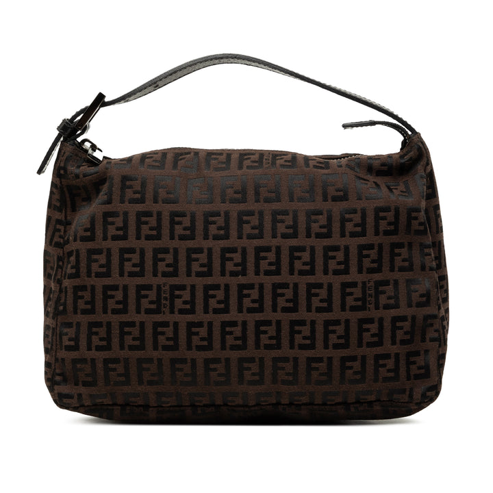 Fendi Sac à main Zucchino Marron – vue principale – GABY PARIS