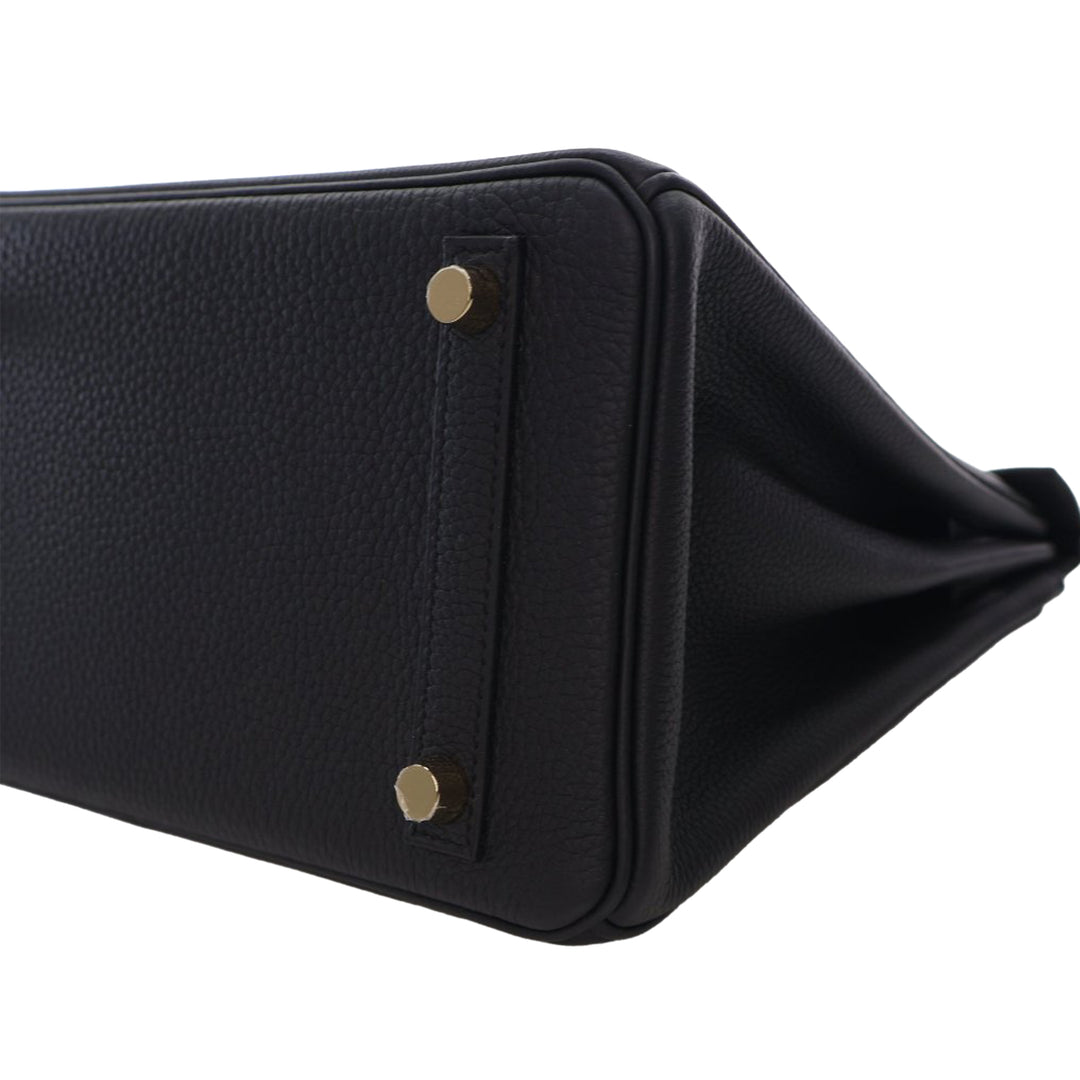 Hermès Togo Birkin Retourne 25 Noir