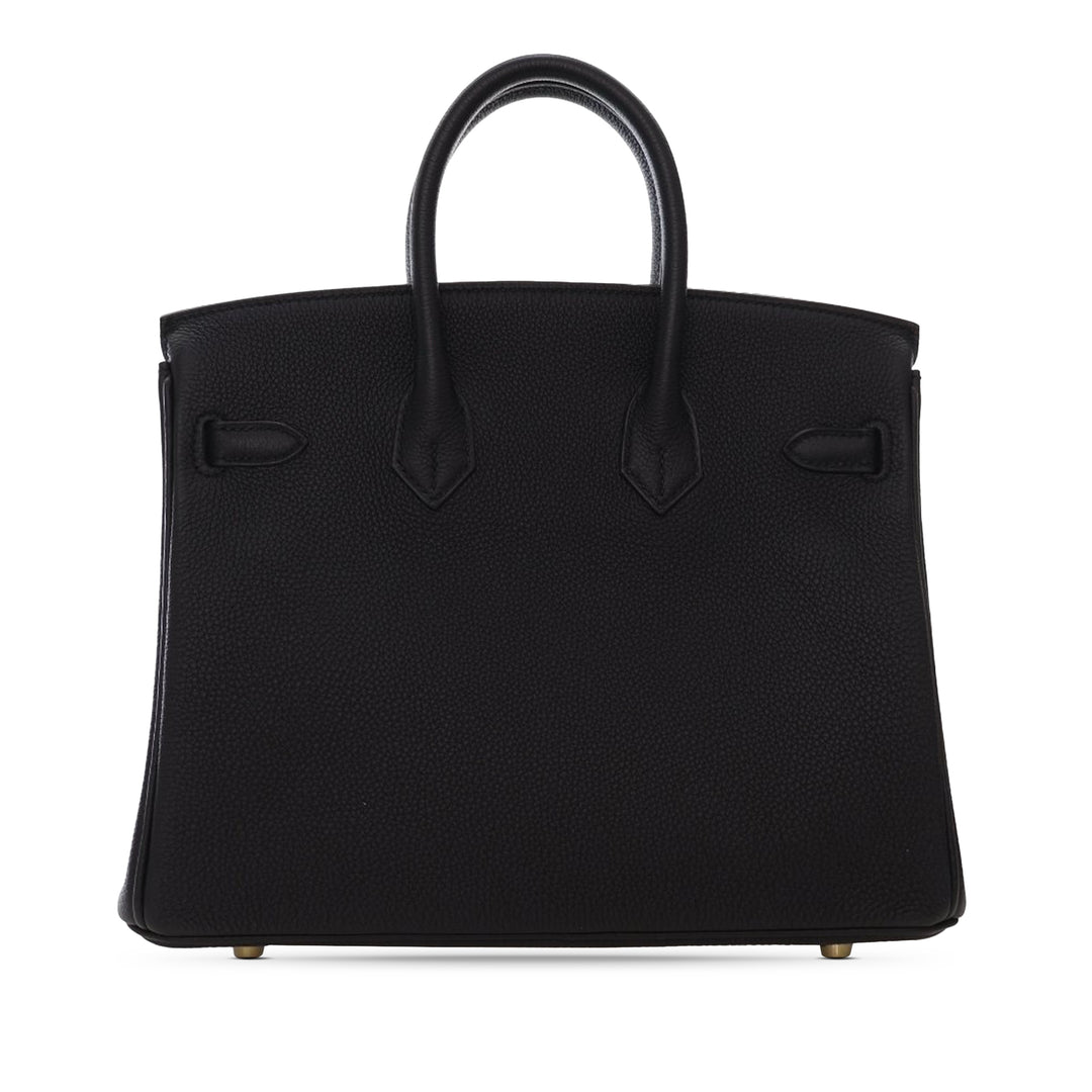 Hermès Togo Birkin Retourne 25 Noir