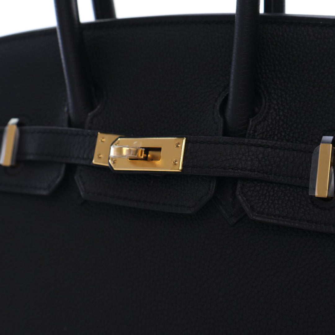 Hermès Togo Birkin Retourne 25 Noir