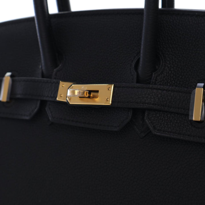Hermès Togo Birkin Retourne 25 Noir