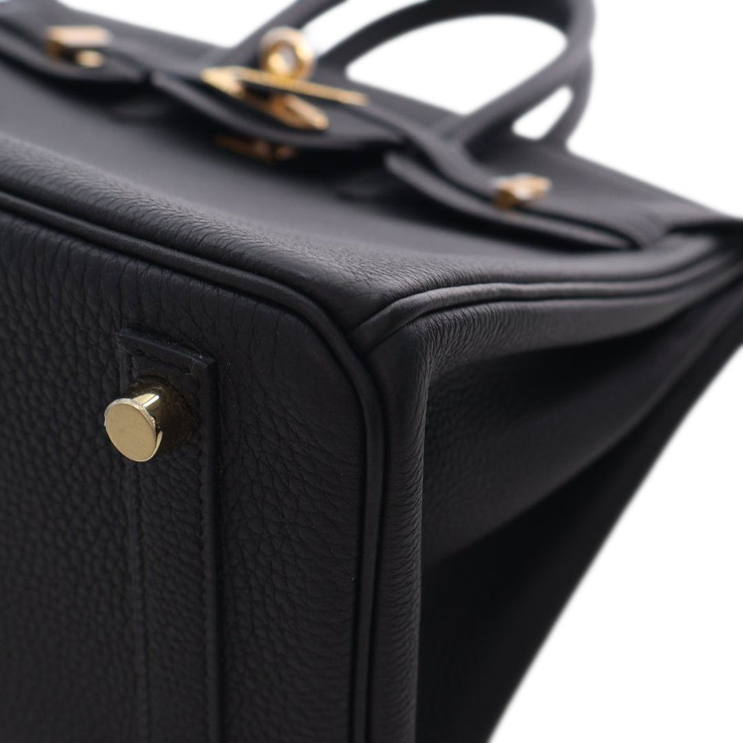 Hermès Togo Birkin Retourne 25 Noir