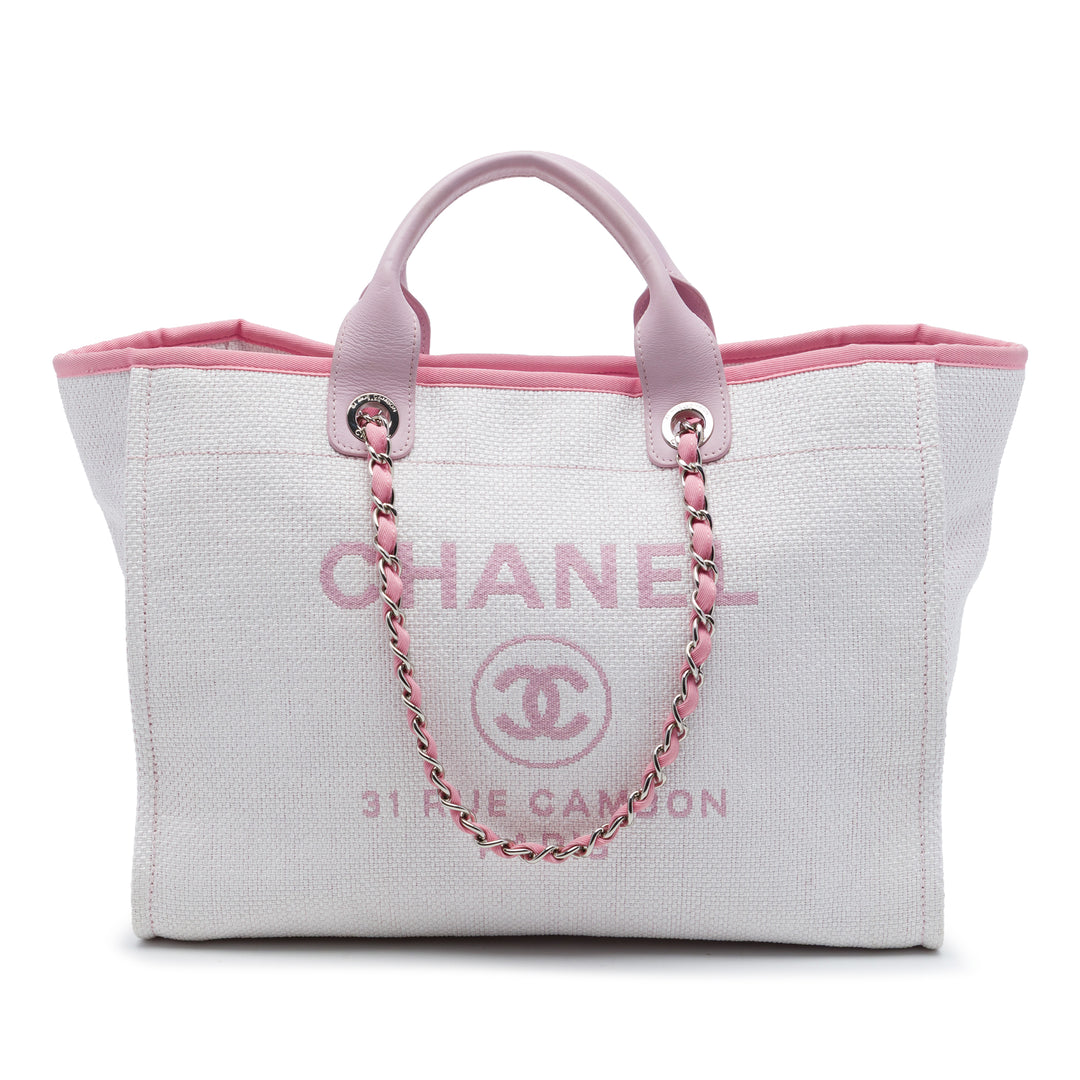 Chanel Medium Raffia Deauville Cabas
