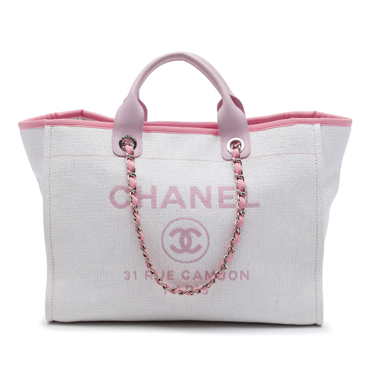 Chanel Medium Raffia Deauville Cabas