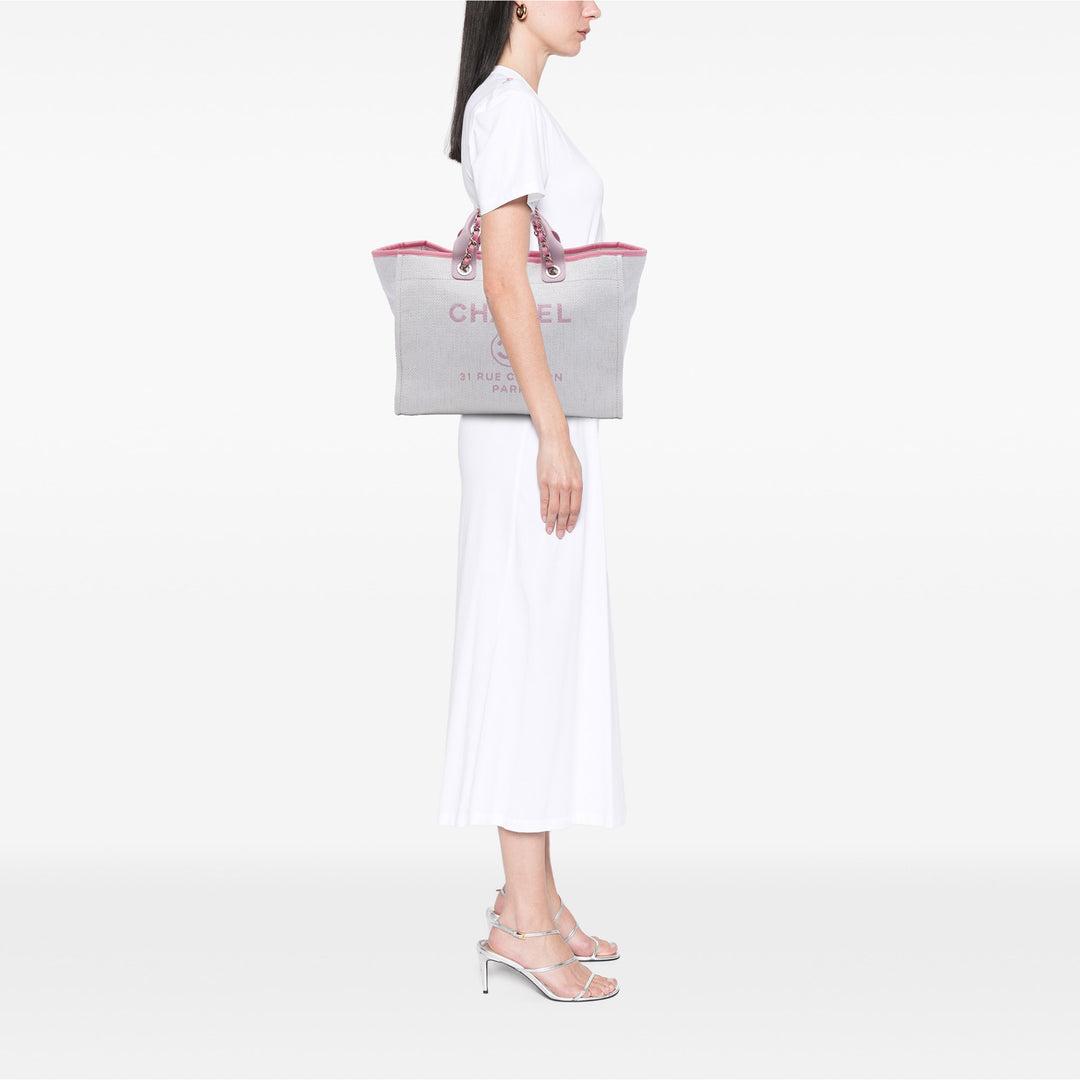Chanel Medium Raffia Deauville Cabas
