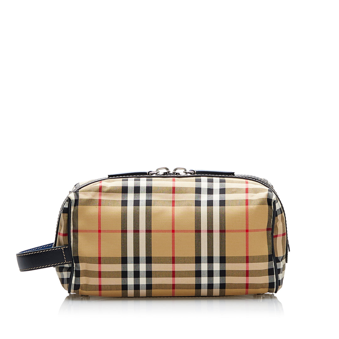 House Check Pouch Brown - Gaby Paris